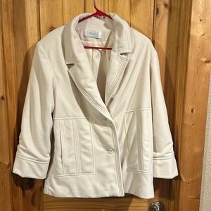 J. Hilary/ Vintage Wool Two Button Down Jacket